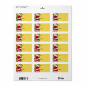 Santa Licht het  Label van de Boom (Full Sheet)