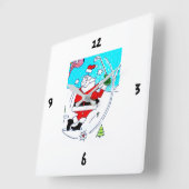 **SANTA LIEFT GOLFING** KLOT VIERKANTE KLOK (Hoek)