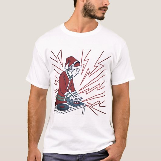 Santa Lightning Mix T-shirt (Voorkant)