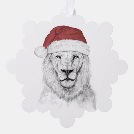 Santa Lion - Ornamenten (Voorkant)
