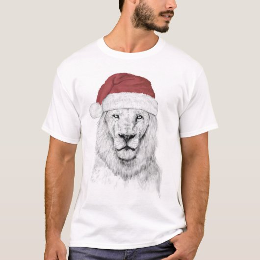Santa lion t-shirt (Voorkant)