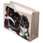 Santa List, controleer het twee keer Groot Cadeauzakje (Voorkant Gekanteld)