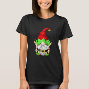 Santa Little Helper met Elf Ears Funny Kerstmis T-shirt