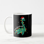 Santa Loch Ness Monster Christmas Nessie Boys Girl Koffiemok (Links)