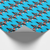 Santa Loon Cadeaupapier (Hoek)