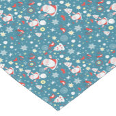 Santa Love Pattern Korte Tafelloper (Hoek)