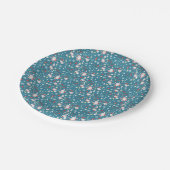 Santa Love Pattern Papieren Bordje (Gekanteld)