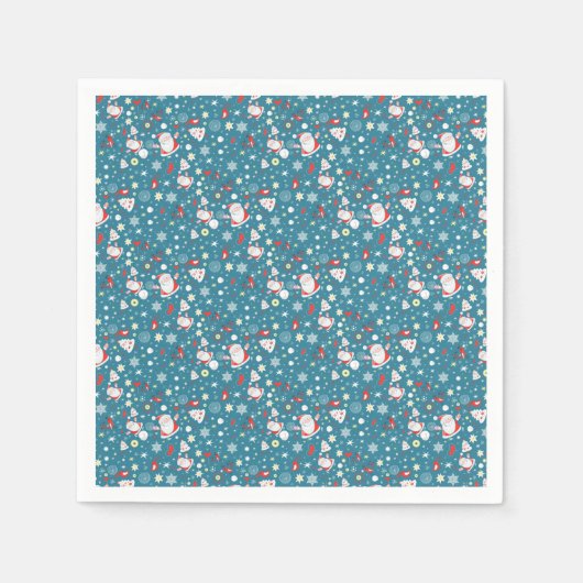 Santa Love Pattern Servet (Voorkant)