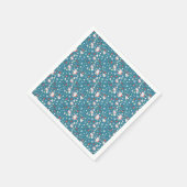 Santa Love Pattern Servet (Hoek)