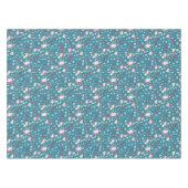 Santa Love Pattern Tafelkleed (Voorkant (Horizontaal))