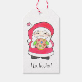 Santa Loves Cookies Cadeaulabel