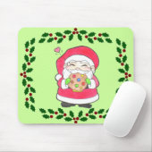 Santa Loves Cookies Mousepad Muismat (Met muis)