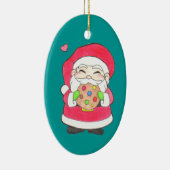 Santa Loves Cookies Ornament (Rechts)