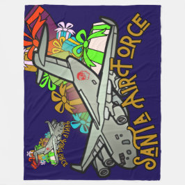 Santa, Luchtmacht, Leger Fleece Deken