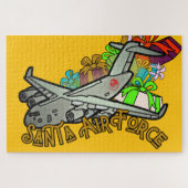 Santa, Luchtmacht, Leger Legpuzzel (Horizontaal)