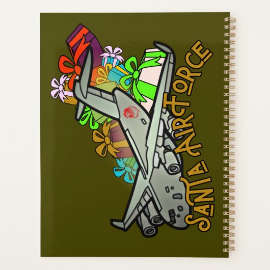 Santa, Luchtmacht, Leger Planner (Achterkant)