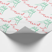 Santa Lucia en God Jul Cadeaupapier (Hoek)