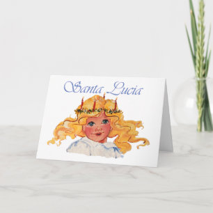 Santa Lucia kaart met gevoelswaarde