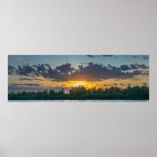 Santa Lucia River, Los Cerrillos, Uruguay Poster (Voorkant)