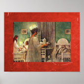 Santa Lucia Scandinavian Winter Holiday Poster (Voorkant)