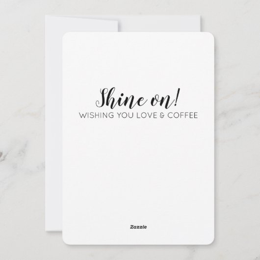 Santa Lucia Zweedse kerstkaart (Achterkant)