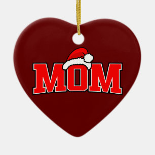 Santa Ma Heart Ornament