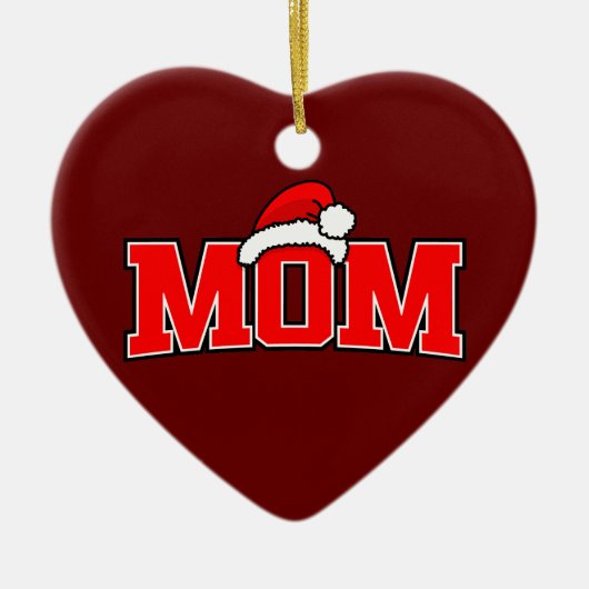 Santa Ma Heart Ornament (Voorkant)