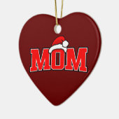 Santa Ma Heart Ornament (Links)