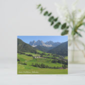 Santa Maddalena Dolomieten Briefkaart (Staand voorkant)