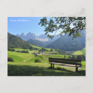 Santa Maddalena Dolomites Briefkaart