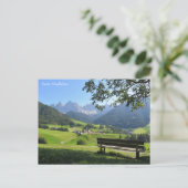 Santa Maddalena Dolomites Briefkaart (Staand voorkant)