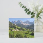 Santa Maddalena Dolomites Briefkaart (Staand voorkant)