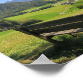 Santa Maddalena Dolomites Italië Poster (Hoek)