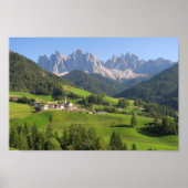 Santa Maddalena Dolomites Poster (Voorkant)