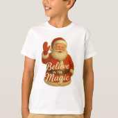 SANTA MAGIC-BELIEVE IN MAGIC T-Shirt (Voorkant)
