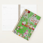Santa Magical Green New Year Agendas (Display)