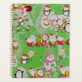 Santa Magical Green New Year  Planner (Voorkant)