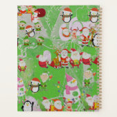 Santa Magical Green New Year  Planner (Achterkant)