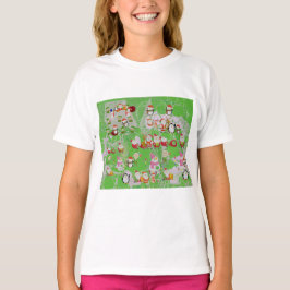 Santa Magical Green New Year T-shirt