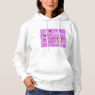 Santa Magical Pink New Year Hoodie