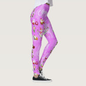 Santa Magical Pink New Year Leggings (Rechts)