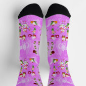 Santa Magical Pink New Year Sokken (Top)