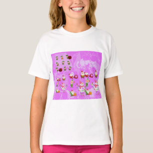 Santa Magical Pink New Year T-shirt
