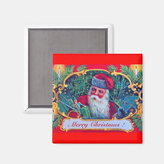 SANTA  MAGNEET (Voorkant / Achterkant)