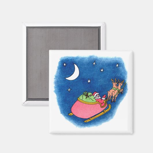 Santa Magnet (Voorkant / Achterkant)