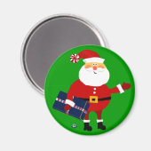 Santa Magnet - Rond (Voorkant / Achterkant)