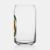 Santa Mahj Pintglas - Proost! Blikvorm Glas (Links)