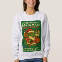 Santa Mahj Ugly Sweater Sweatshirt