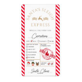 Santa Mail Express Speciale levering cadeau Sticke Etiket (Voorkant)