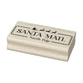 Santa Mail North Pole Rubber Stamp Rubberstempel (Stempel)